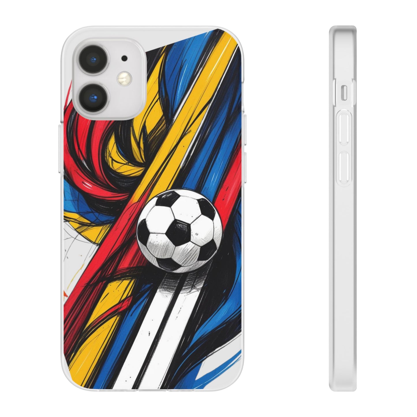 Soccer Flexi Clear Cases for Soccer Lovers