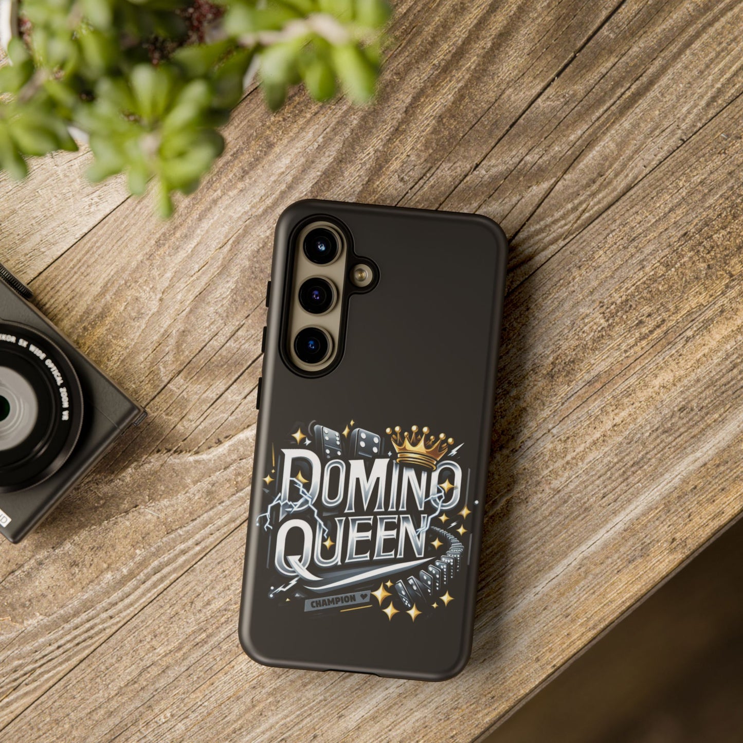 Domino Queen Tough Case For Samsung Galaxy - Dominoes Vibes Phone Case- Women Domino Players