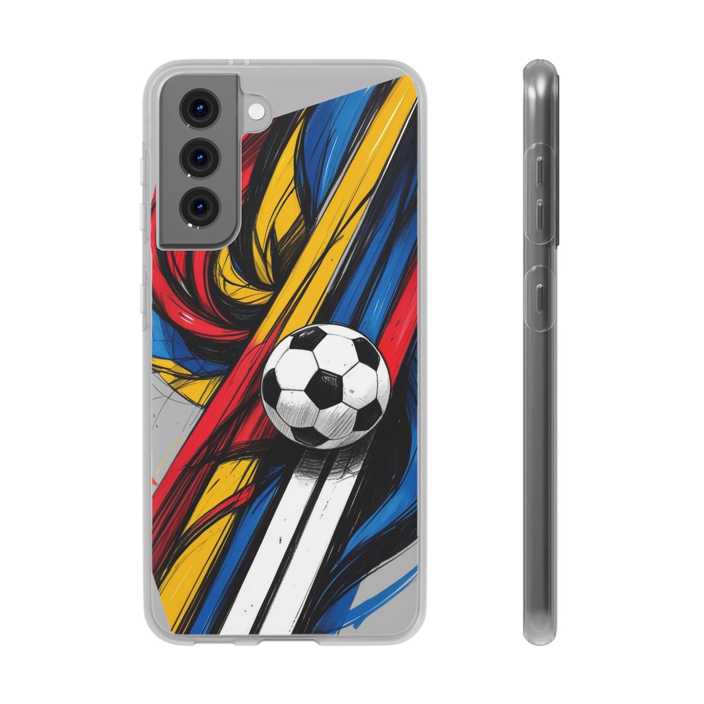 Soccer Flexi Clear Cases for Soccer Lovers