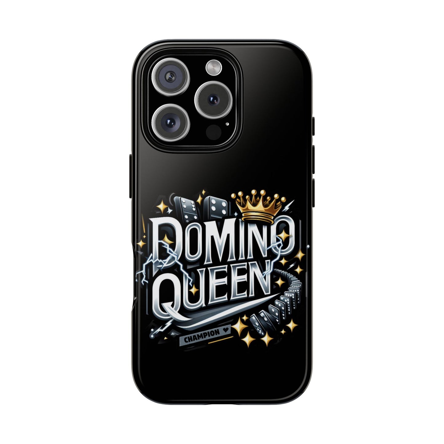 Domino Queen iPhone Tough Case - Dominoes Vibes Phone Case- Women Domino Players
