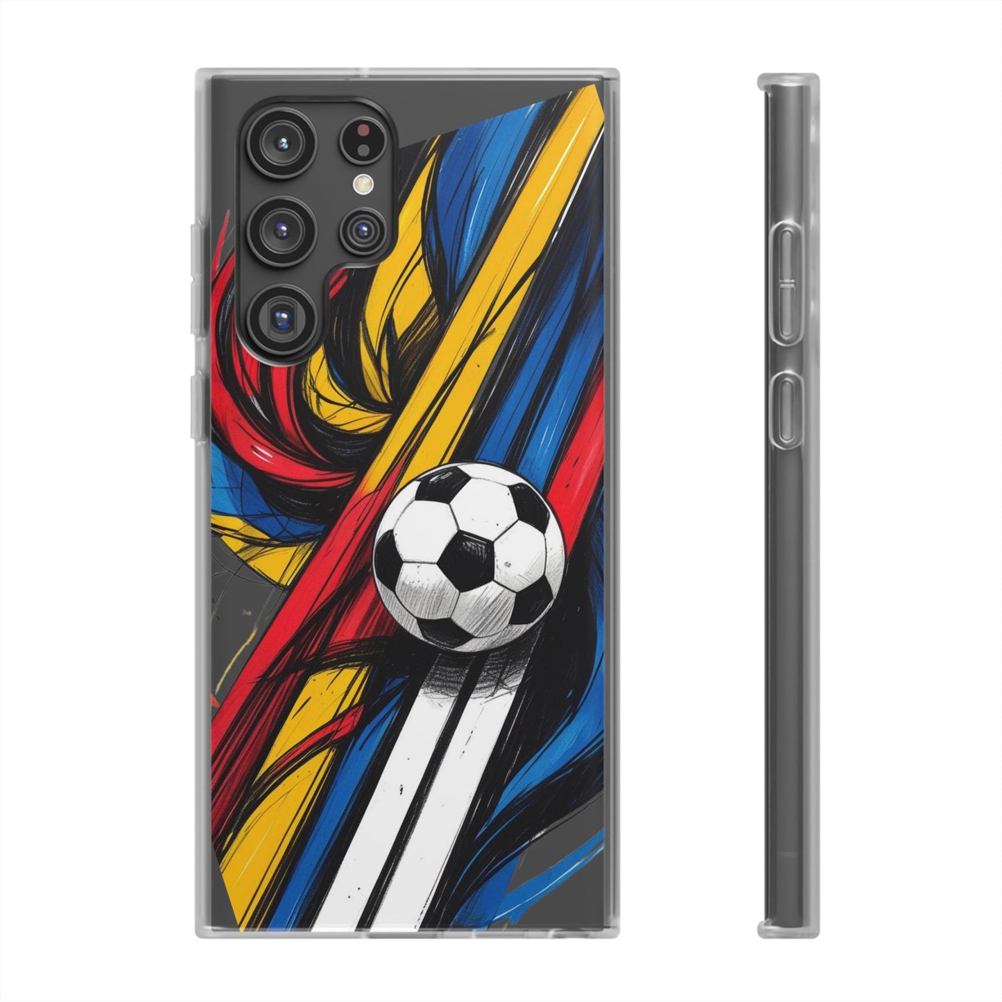 Soccer Flexi Clear Cases for Soccer Lovers