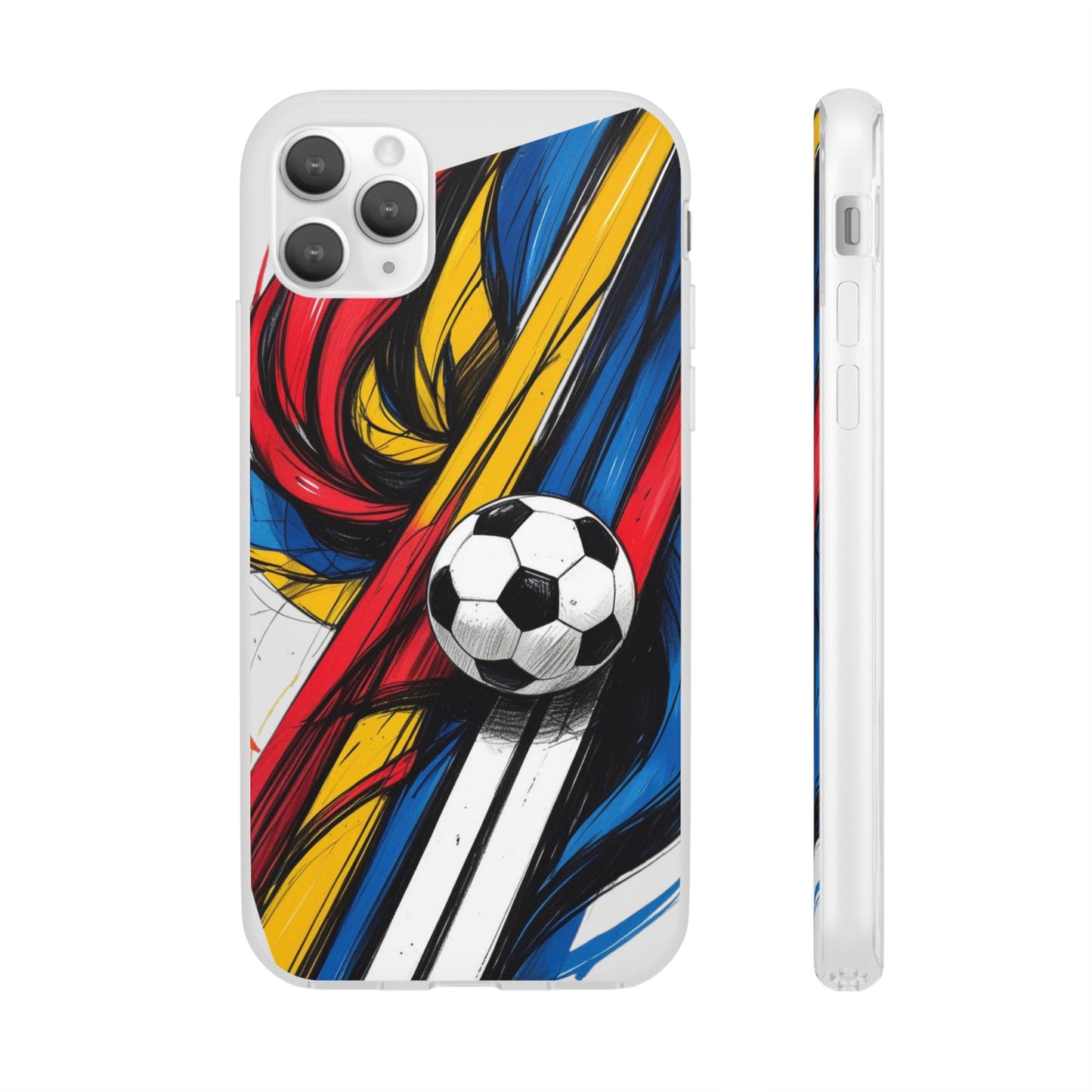 Soccer Flexi Clear Cases for Soccer Lovers
