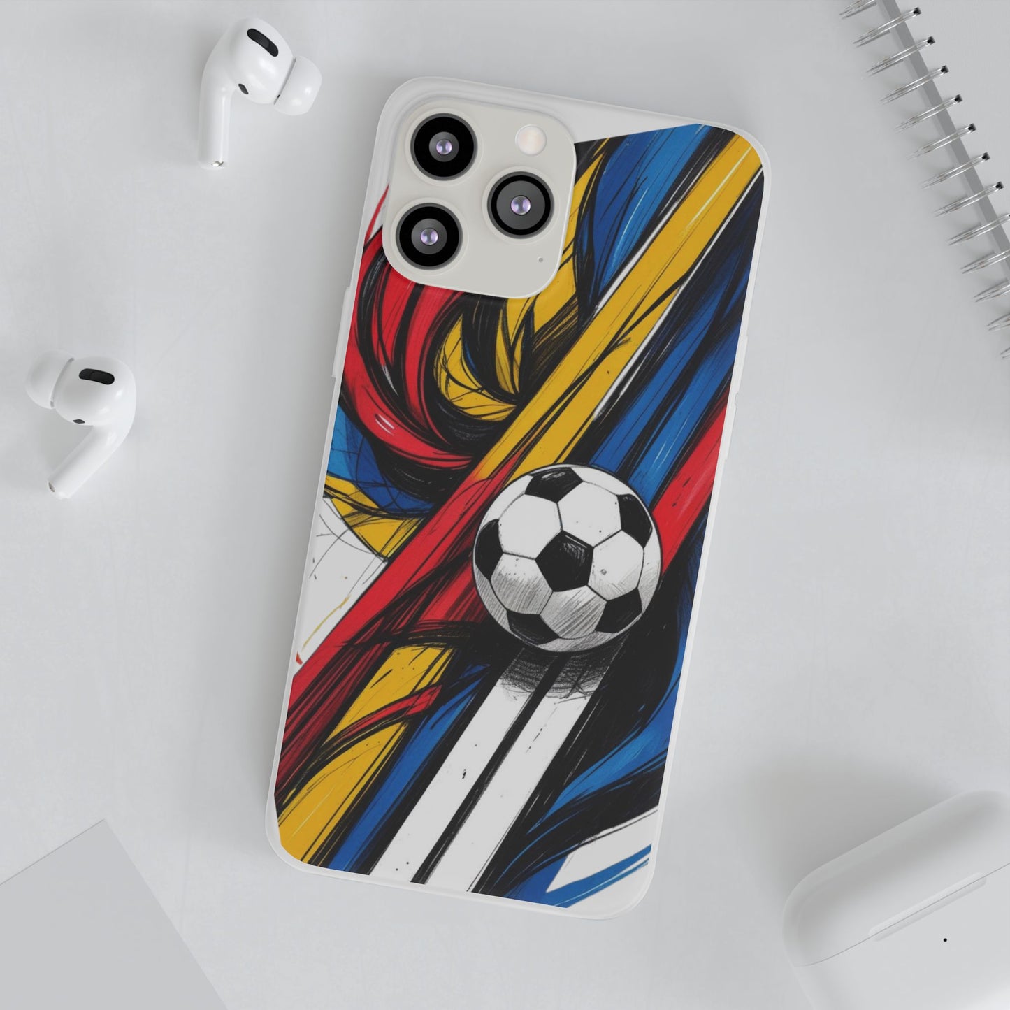 Soccer Flexi Clear Cases for Soccer Lovers
