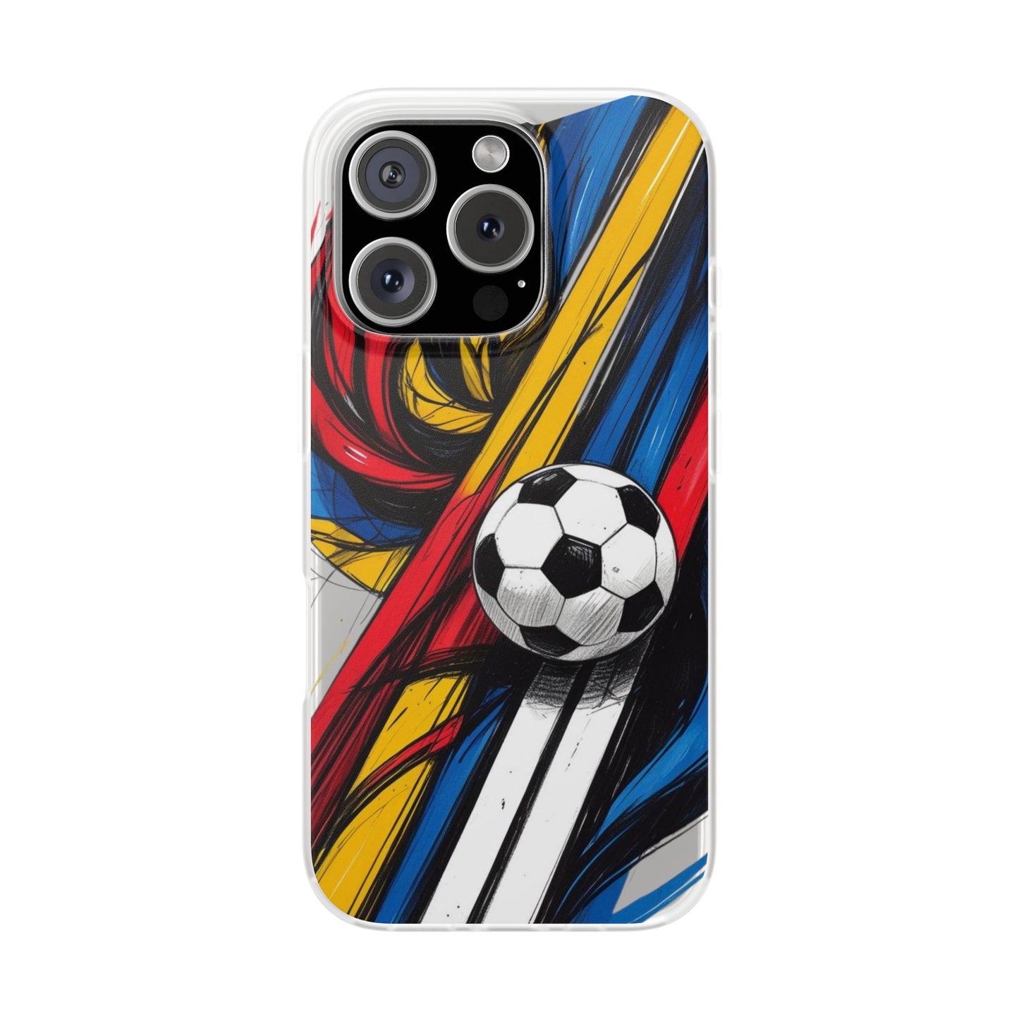 Soccer Flexi Clear Cases for Soccer Lovers
