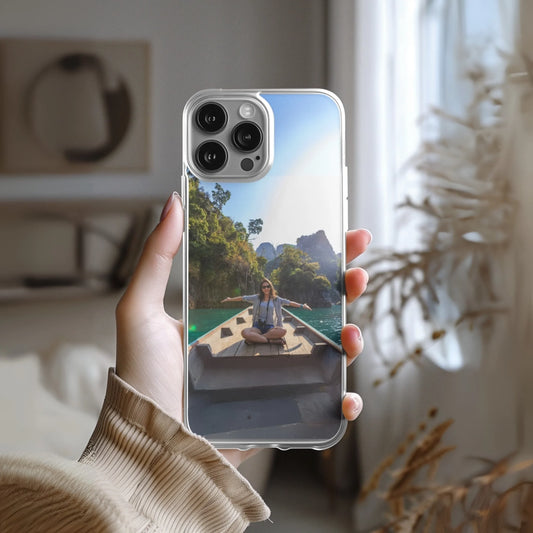 Personalized Clear Case for iPhone AOP 4