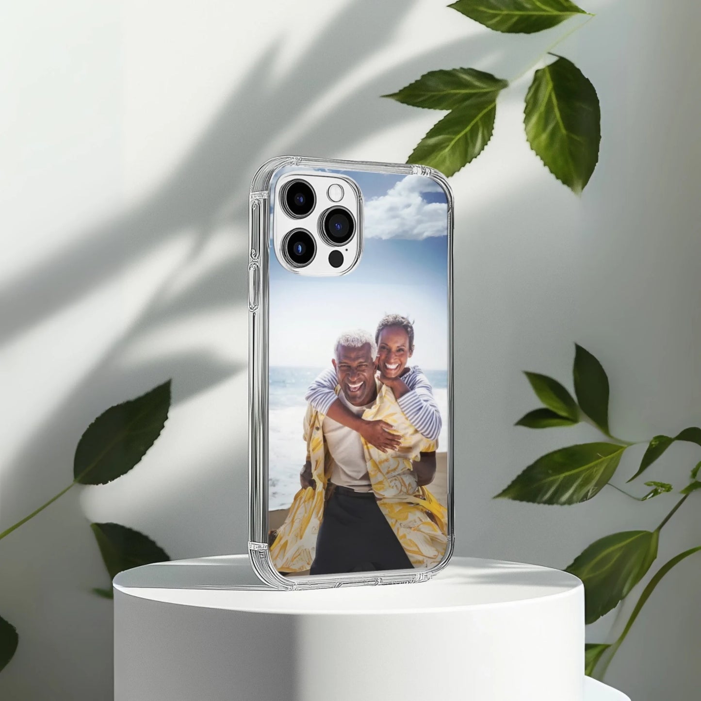 Personalized Clear Case for iPhone AOP 2