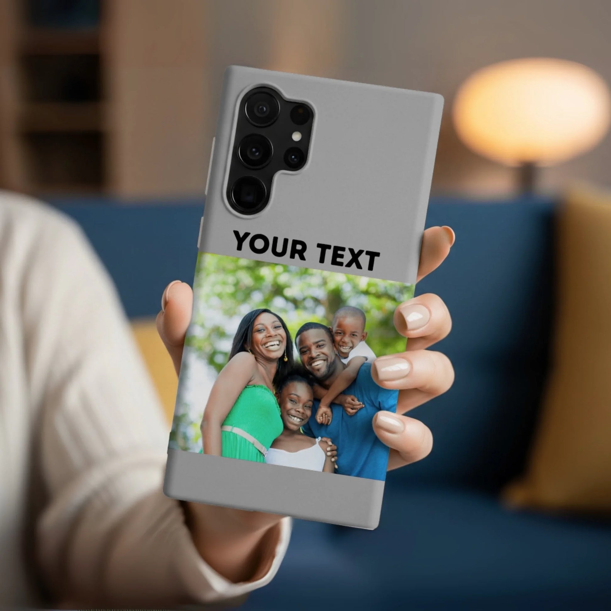 Samsung galaxy s23 ultra phone case mockup Photo(Grey)