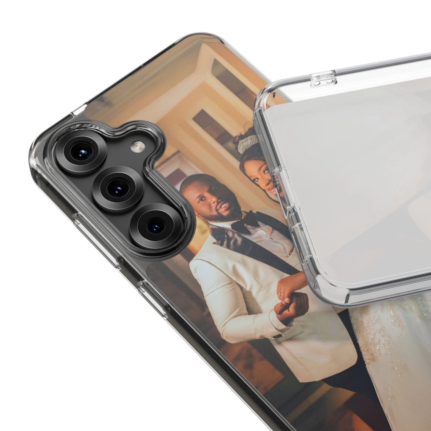 Printify Mockup Samsung Clear Case AOP
