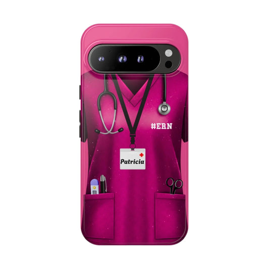 Printify Nurse Scrub Google Tougn Case