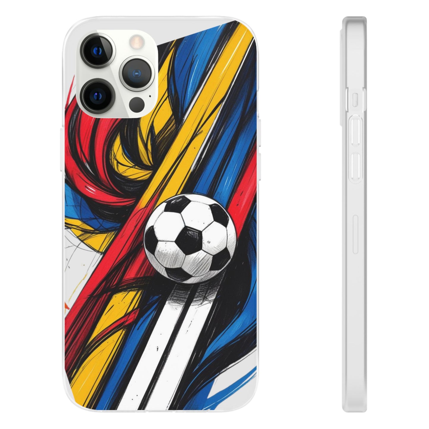 Soccer Flexi Clear Cases for Soccer Lovers