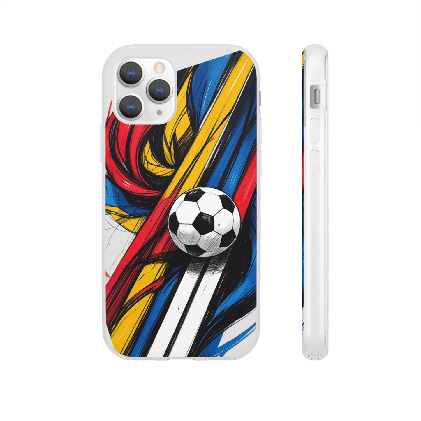 Soccer Flexi Clear Cases for Soccer Lovers