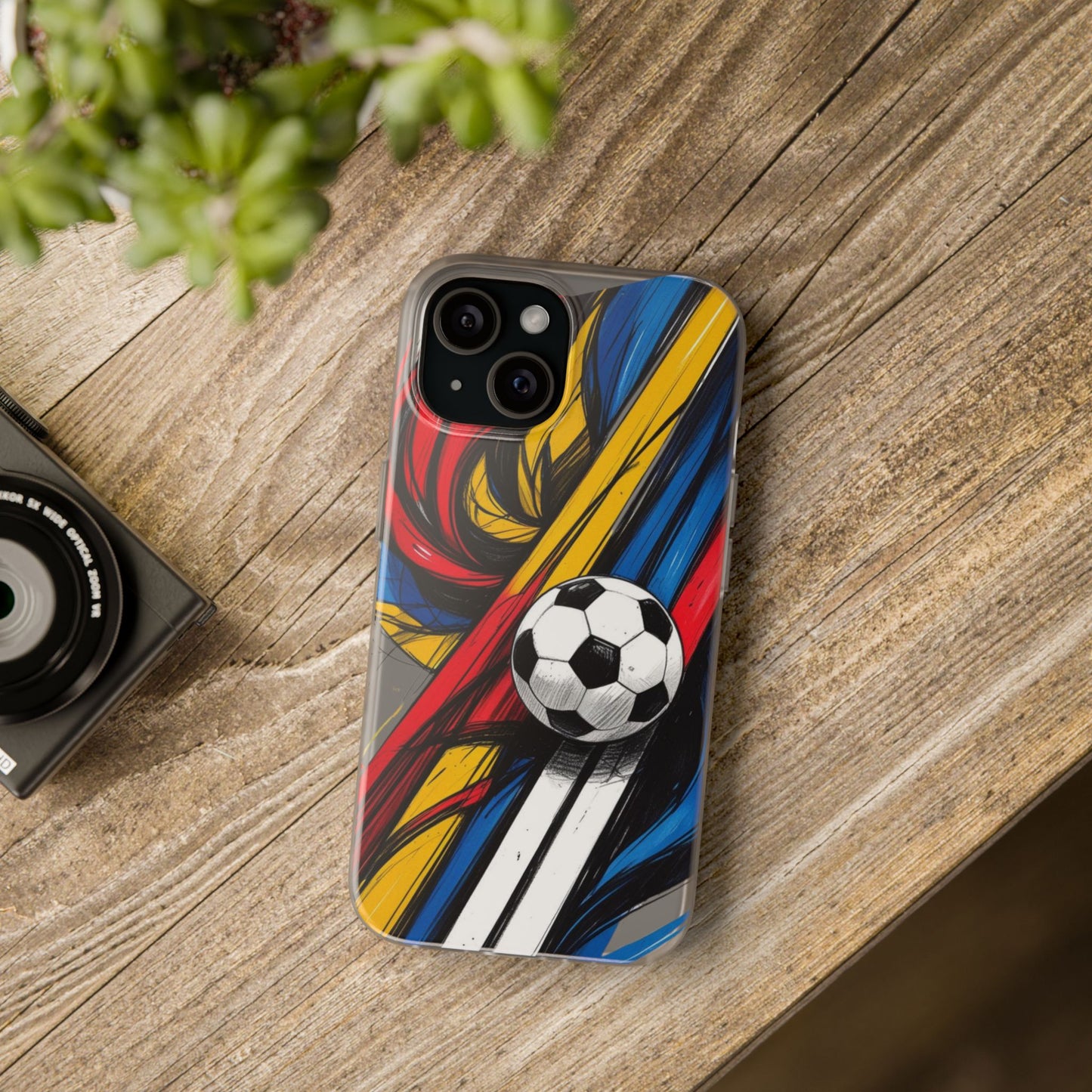 Soccer Flexi Clear Cases for Soccer Lovers