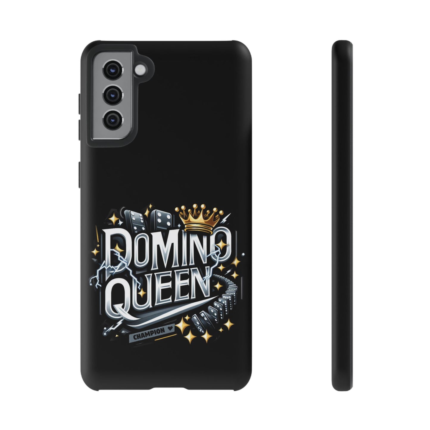 Domino Queen Tough Case For Samsung Galaxy - Dominoes Vibes Phone Case- Women Domino Players
