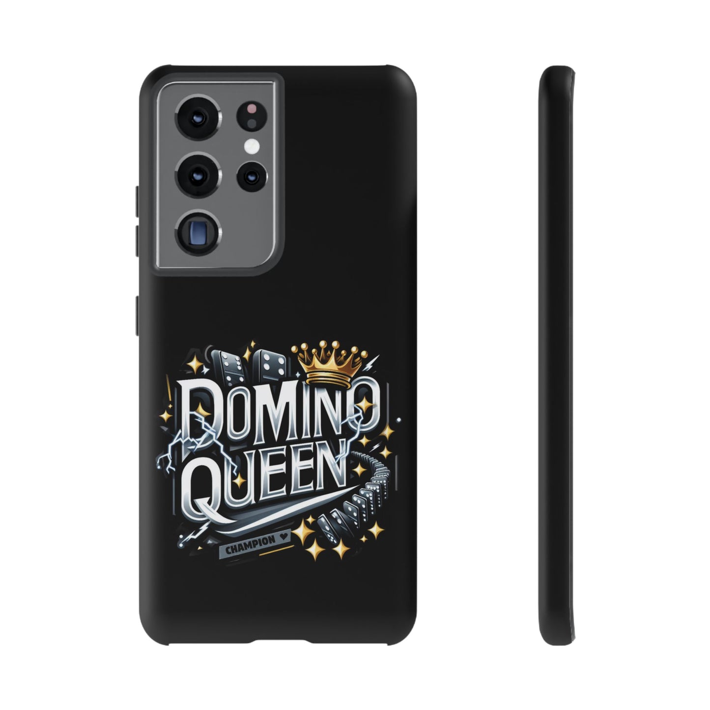 Domino Queen Tough Case For Samsung Galaxy - Dominoes Vibes Phone Case- Women Domino Players