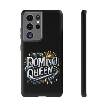 Domino Queen Tough Case For Samsung Galaxy - Dominoes Vibes Phone Case- Women Domino Players