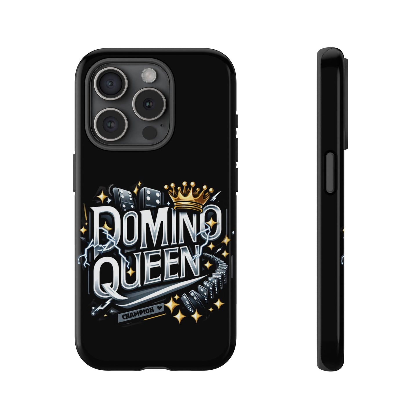Domino Queen iPhone Tough Case - Dominoes Vibes Phone Case- Women Domino Players