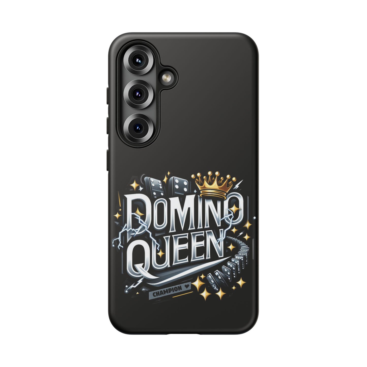 Domino Queen Tough Case For Samsung Galaxy - Dominoes Vibes Phone Case- Women Domino Players
