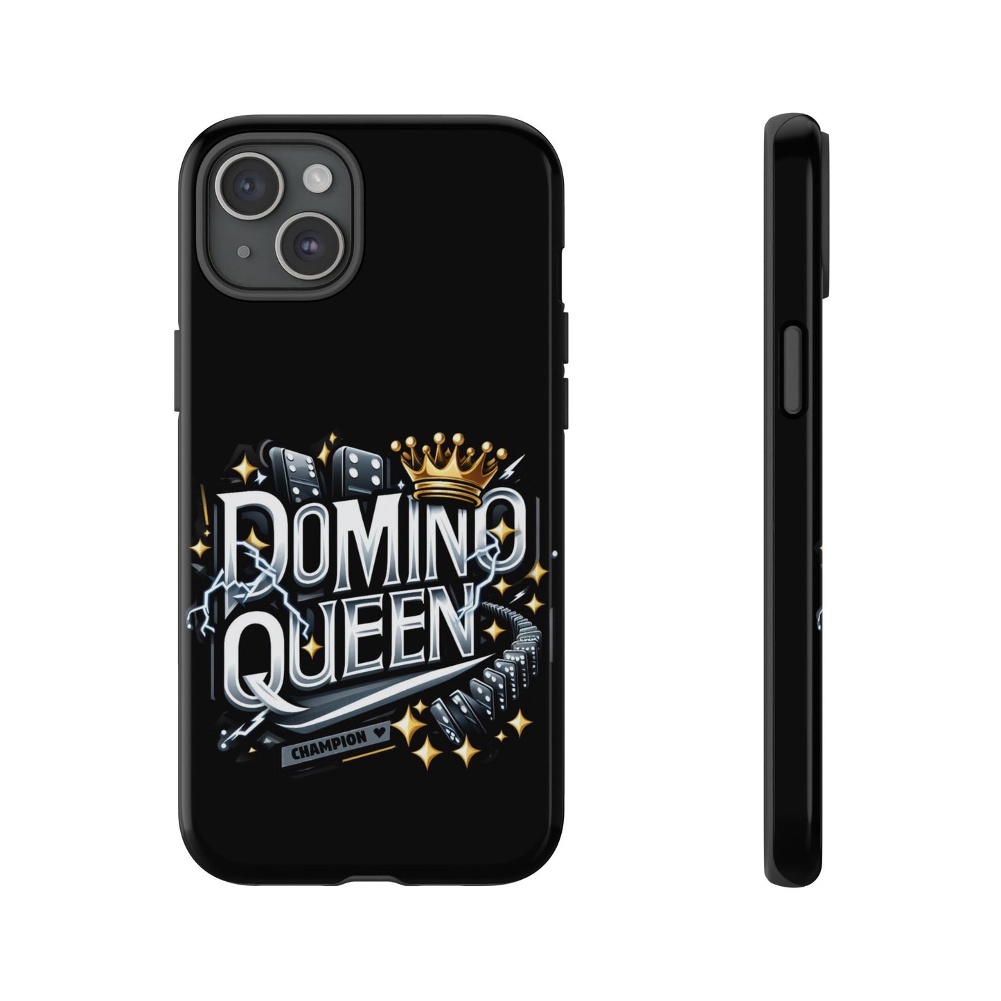 Domino Queen iPhone Tough Case - Dominoes Vibes Phone Case- Women Domino Players