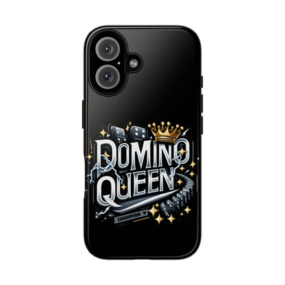Domino Queen iPhone Tough Case - Dominoes Vibes Phone Case- Women Domino Players