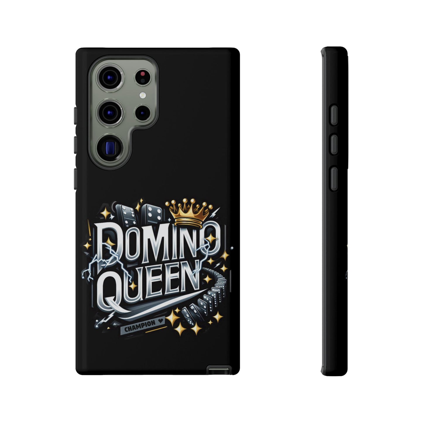 Domino Queen Tough Case For Samsung Galaxy - Dominoes Vibes Phone Case- Women Domino Players