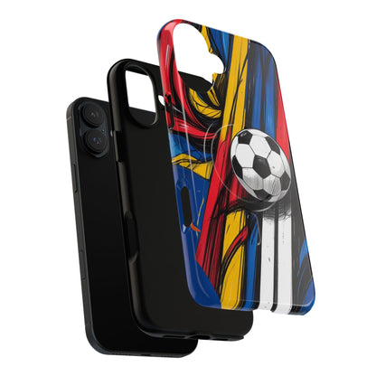 Tough Magnetic Case For iPhone Fun Soccer Ball Pattern Design for Soccer Lovers