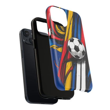 Tough Magnetic Case For iPhone Fun Soccer Ball Pattern Design for Soccer Lovers