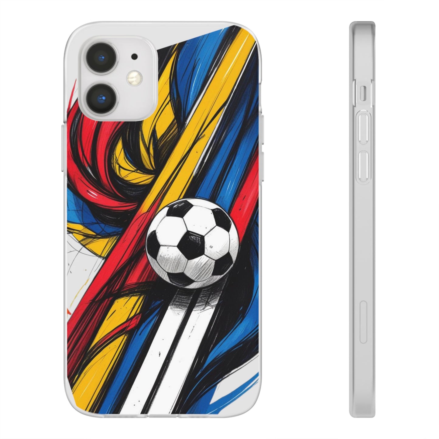 Soccer Flexi Clear Cases for Soccer Lovers