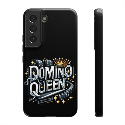 Domino Queen Tough Case For Samsung Galaxy - Dominoes Vibes Phone Case- Women Domino Players