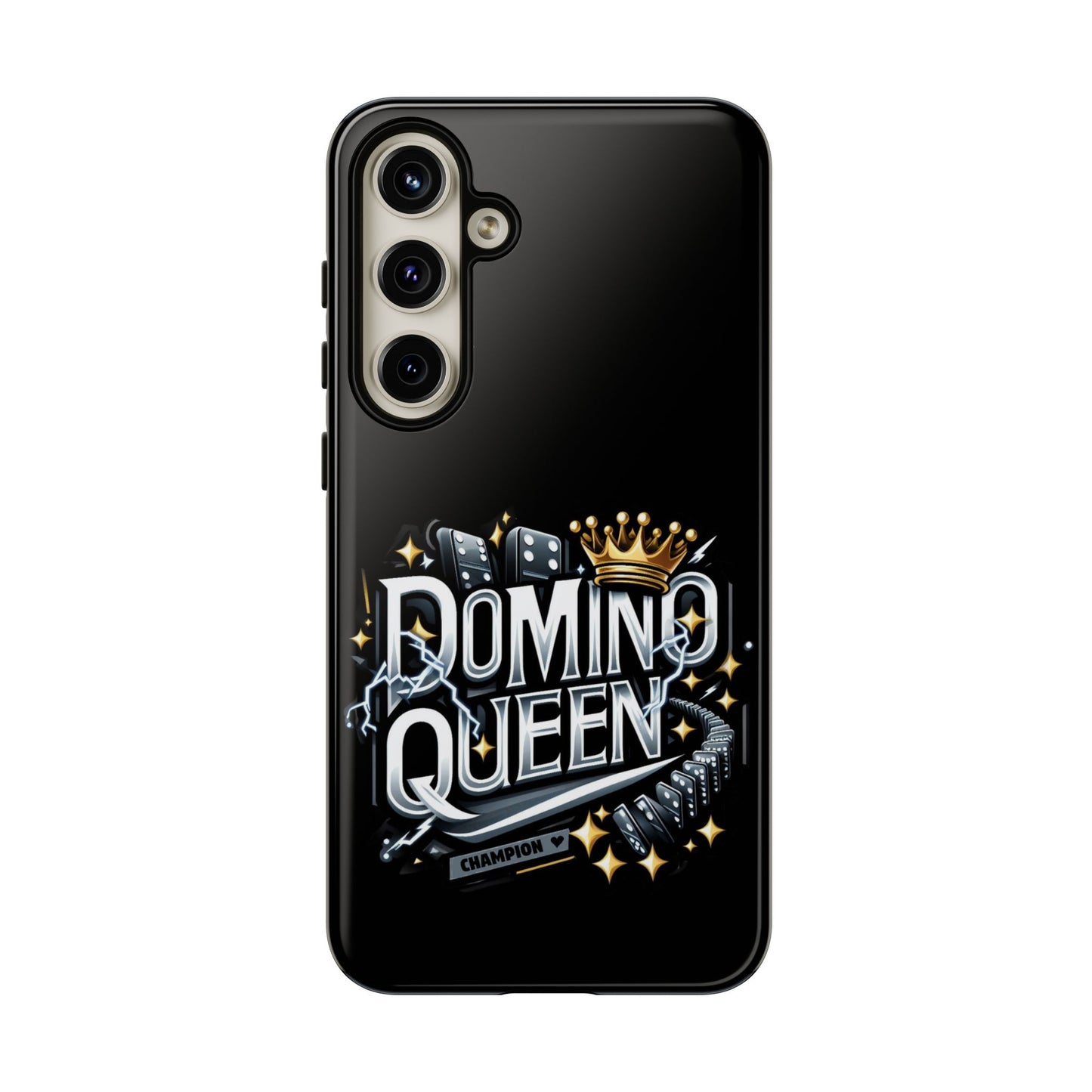 Domino Queen Tough Case For Samsung Galaxy - Dominoes Vibes Phone Case- Women Domino Players