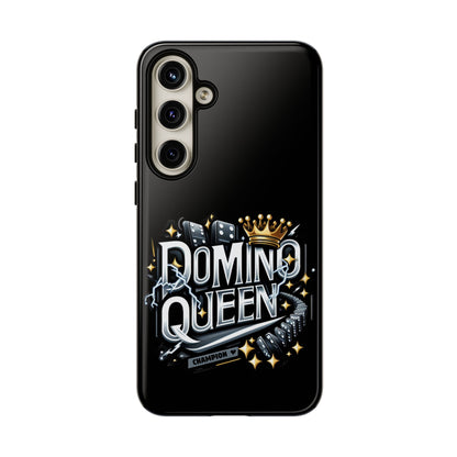 Domino Queen Tough Case For Samsung Galaxy - Dominoes Vibes Phone Case- Women Domino Players