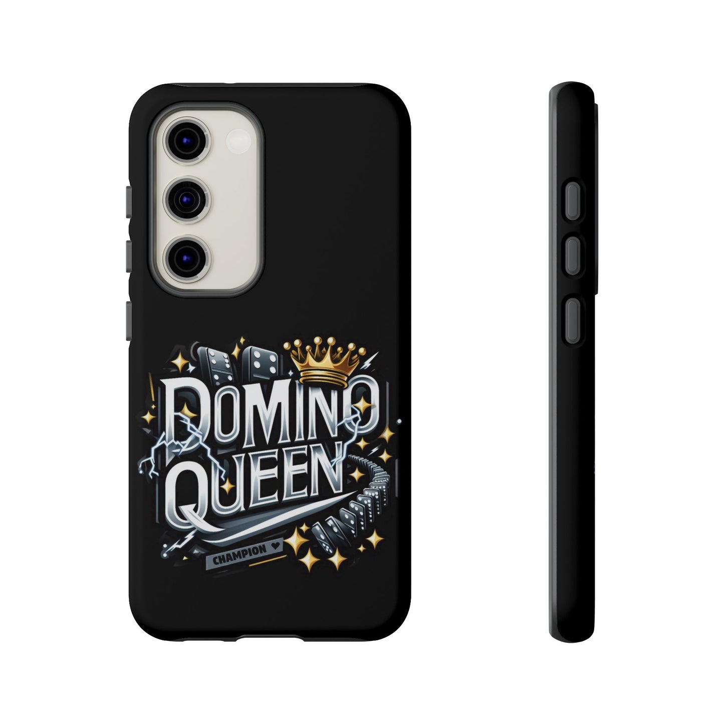 Domino Queen Tough Case For Samsung Galaxy - Dominoes Vibes Phone Case- Women Domino Players