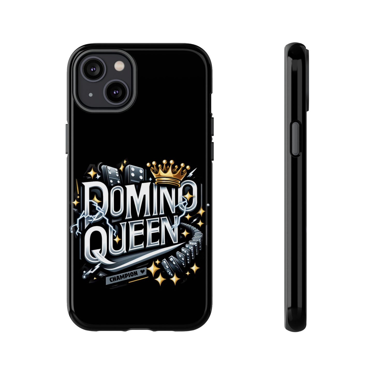 Domino Queen iPhone Tough Case - Dominoes Vibes Phone Case- Women Domino Players