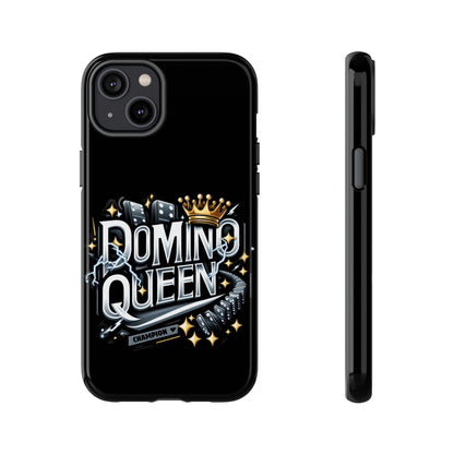 Domino Queen iPhone Tough Case - Dominoes Vibes Phone Case- Women Domino Players