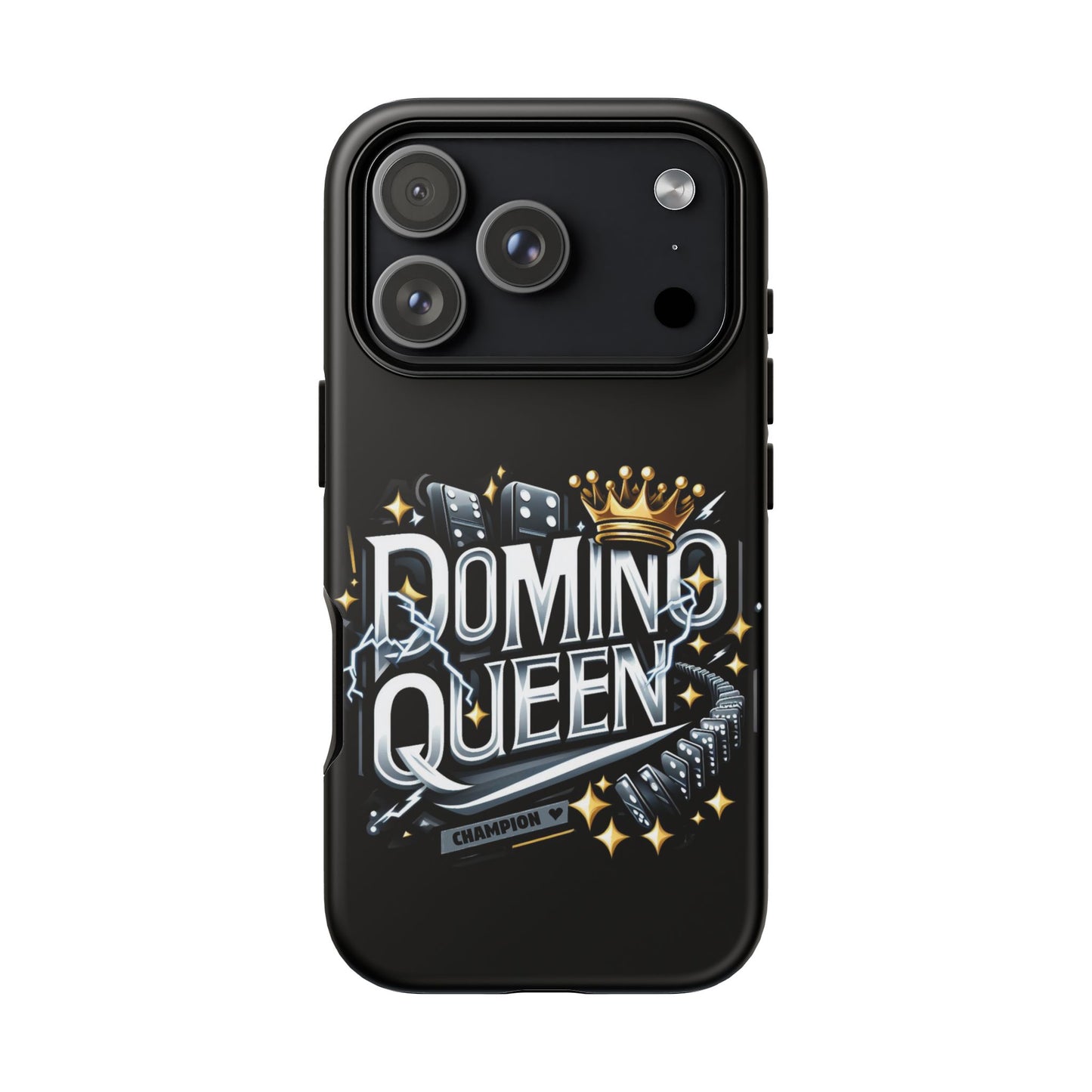 Domino Queen iPhone Tough Case - Dominoes Vibes Phone Case- Women Domino Players