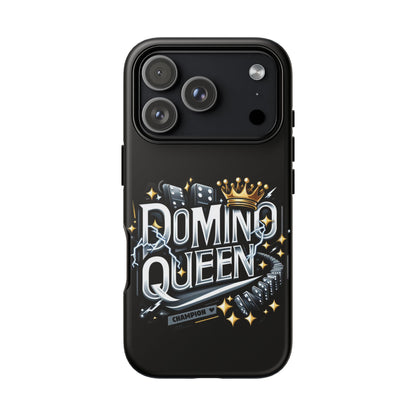 Domino Queen iPhone Tough Case - Dominoes Vibes Phone Case- Women Domino Players