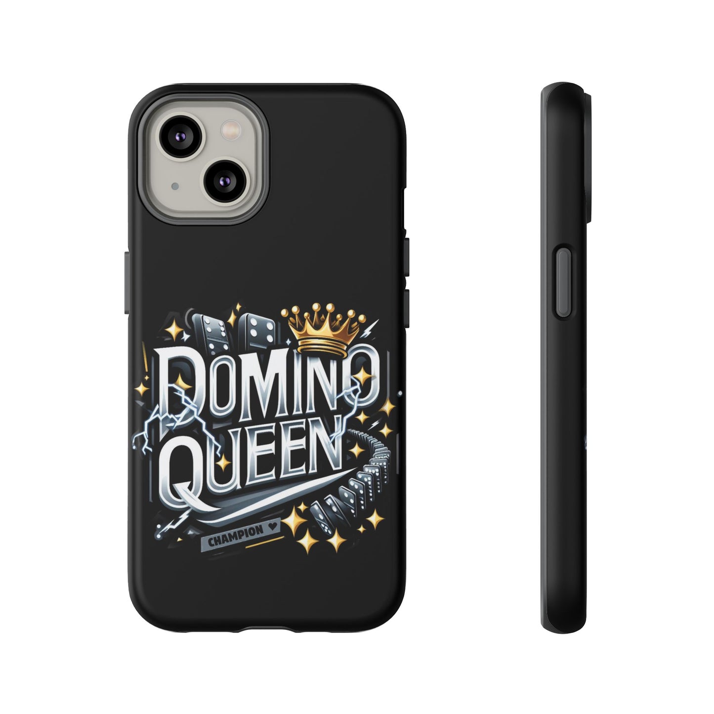 Domino Queen iPhone Tough Case - Dominoes Vibes Phone Case- Women Domino Players