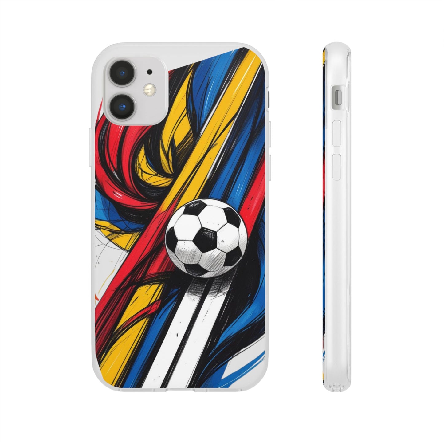 Soccer Flexi Clear Cases for Soccer Lovers