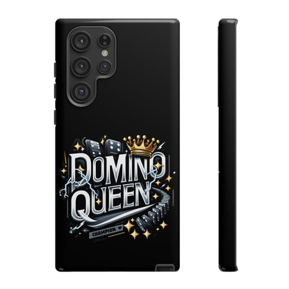 Domino Queen Tough Case For Samsung Galaxy - Dominoes Vibes Phone Case- Women Domino Players