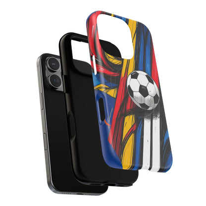 Tough Magnetic Case For iPhone Fun Soccer Ball Pattern Design for Soccer Lovers