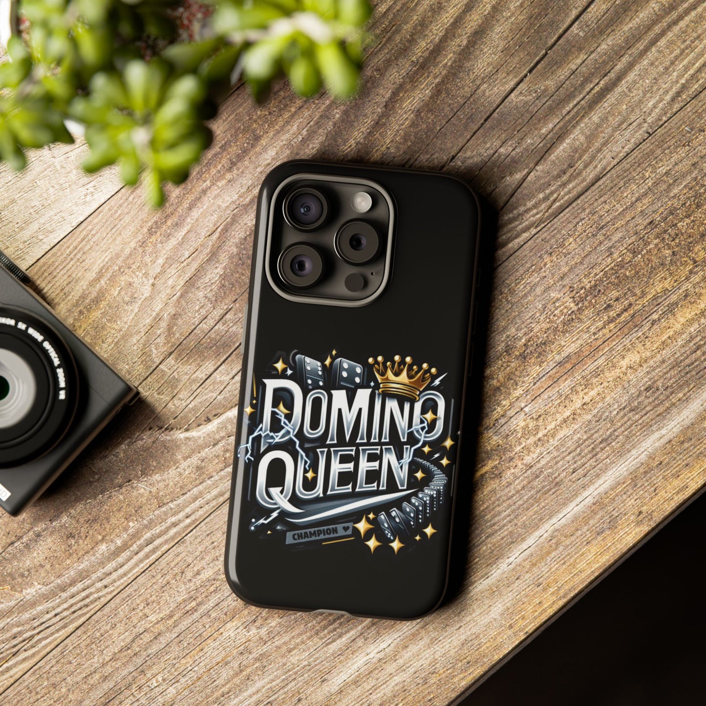 Domino Queen iPhone Tough Case - Dominoes Vibes Phone Case- Women Domino Players