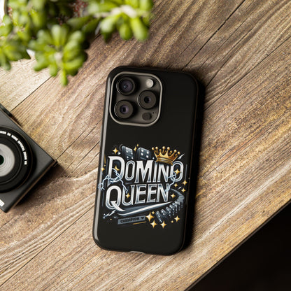 Domino Queen iPhone Tough Case - Dominoes Vibes Phone Case- Women Domino Players
