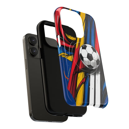 Tough Magnetic Case For iPhone Fun Soccer Ball Pattern Design for Soccer Lovers