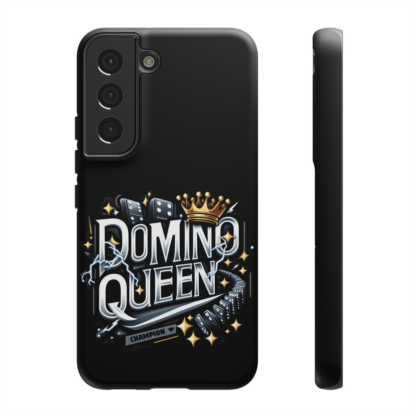 Domino Queen Tough Case For Samsung Galaxy - Dominoes Vibes Phone Case- Women Domino Players