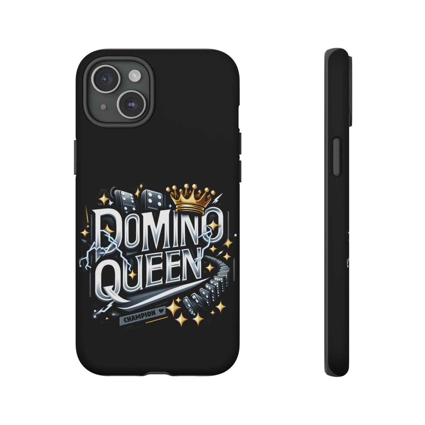 Domino Queen iPhone Tough Case - Dominoes Vibes Phone Case- Women Domino Players