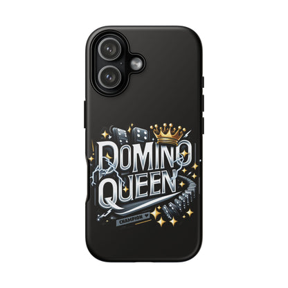 Domino Queen iPhone Tough Case - Dominoes Vibes Phone Case- Women Domino Players