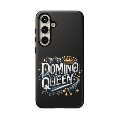 Domino Queen Tough Case For Samsung Galaxy - Dominoes Vibes Phone Case- Women Domino Players