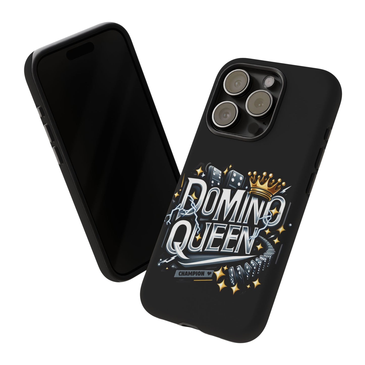 Domino Queen iPhone Tough Case - Dominoes Vibes Phone Case- Women Domino Players
