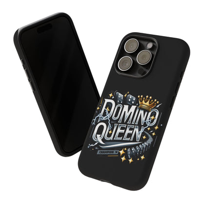 Domino Queen iPhone Tough Case - Dominoes Vibes Phone Case- Women Domino Players