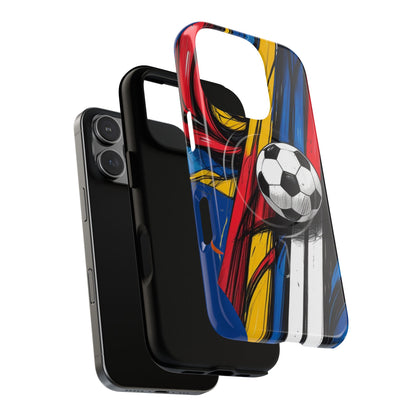 Tough Magnetic Case For iPhone Fun Soccer Ball Pattern Design for Soccer Lovers