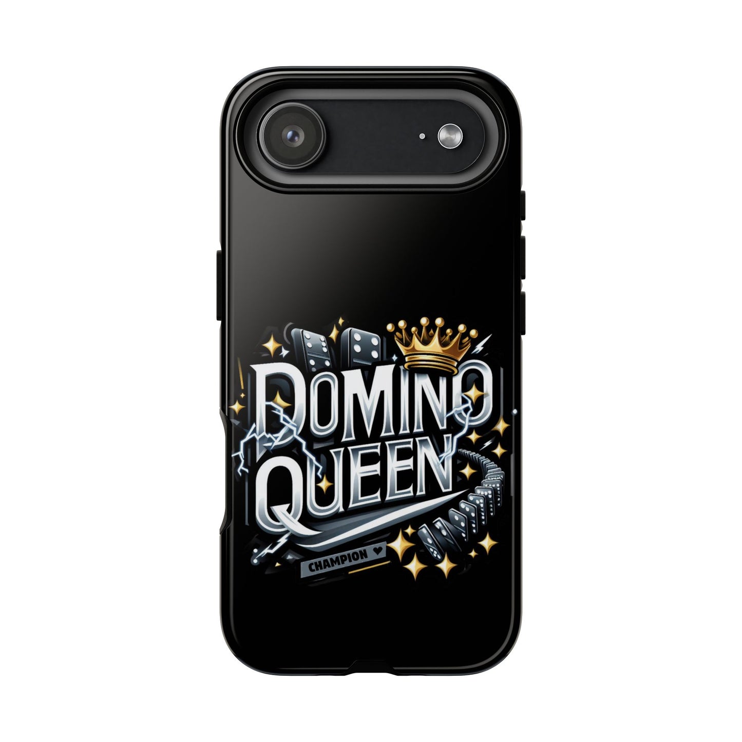 Domino Queen iPhone Tough Case - Dominoes Vibes Phone Case- Women Domino Players
